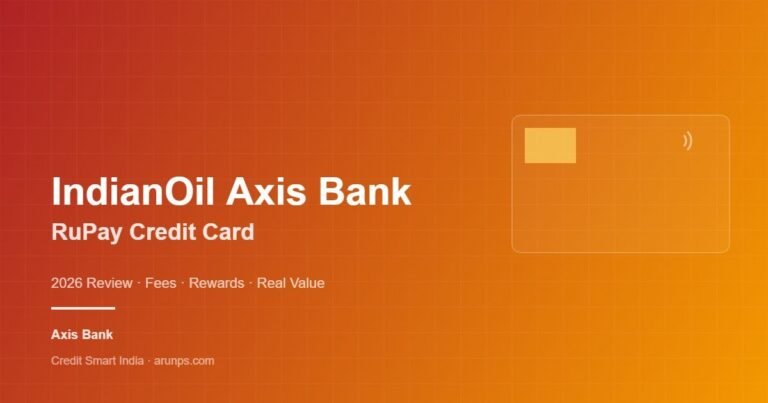 IndianOil Axis Bank RuPay Credit Card: Fees, Rewards & Real Value