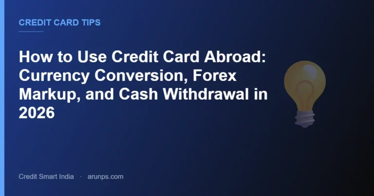 How to Use Credit Card Abroad: Currency Conversion, Forex Markup, and Cash Withdrawal in 2026
