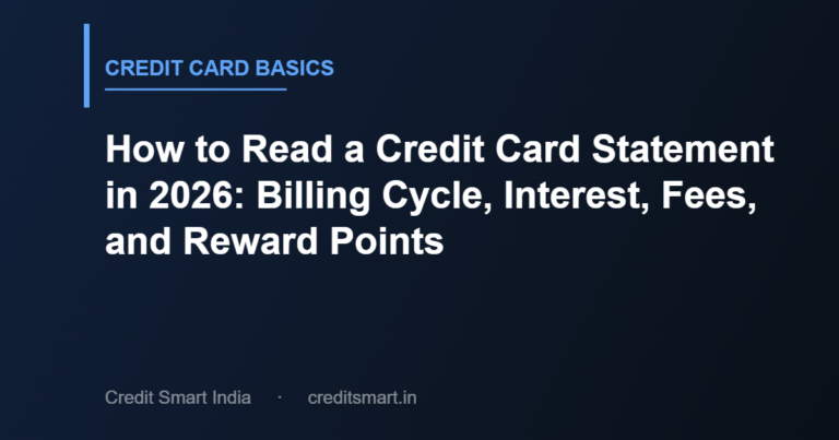 How to Read a Credit Card Statement in 2026: Billing Cycle, Interest, Fees, and Reward Points
