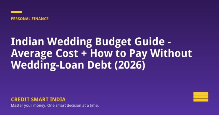 Indian Wedding Budget Guide — Average Cost + How to Pay Without Wedding-Loan Debt (2026)