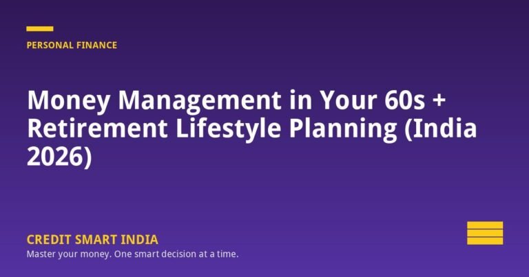 Money Management in Your 60s + Retirement Lifestyle Planning (India 2026)