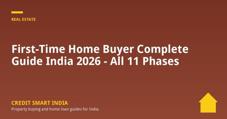 First-Time Home Buyer Complete Guide India 2026 – All 11 Phases