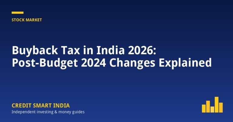 Buyback Tax in India 2026: Post-Budget 2024 Changes Explained